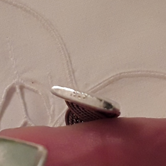 VTG. STERLING UNISEX SOLID ANTIQUED BRAIDED CUFF - Picture 5 of 8